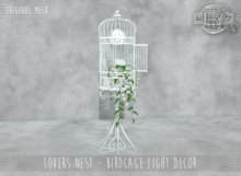 -DRD- Lovers Nest - Birdcage Light Decor