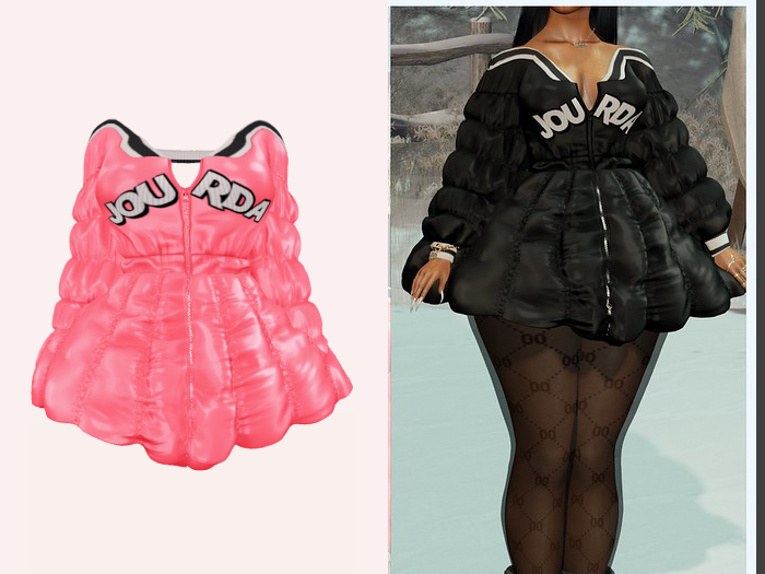 Jourda x Bubble Coat Pink