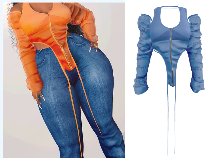 Jourda x SONYA Stacked Halter Bloo