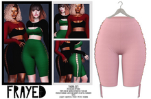Frayed - Thora Shorts - Pink