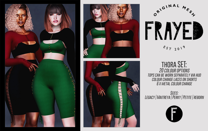 Frayed - Thora Shorts - Fatpack