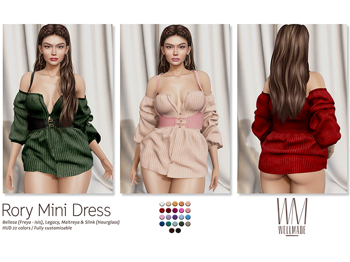 [WellMade] Rory Mini Dress