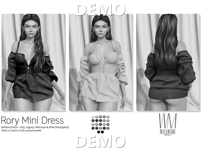 [WellMade] Rory Mini Dress DEMO