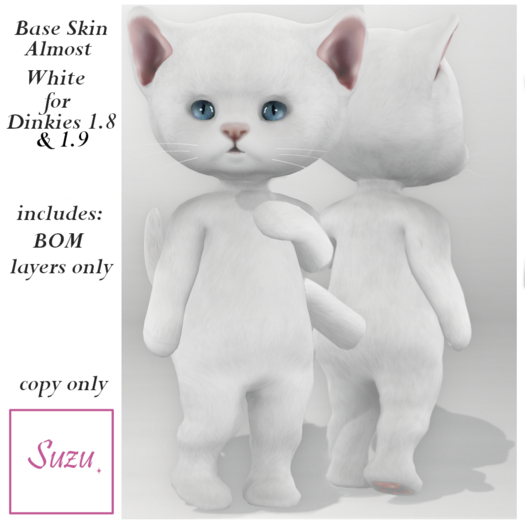 *SZ* Dinkie BOM Base Skin / Almost White 