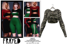 Frayed - Thora Tops - Camo