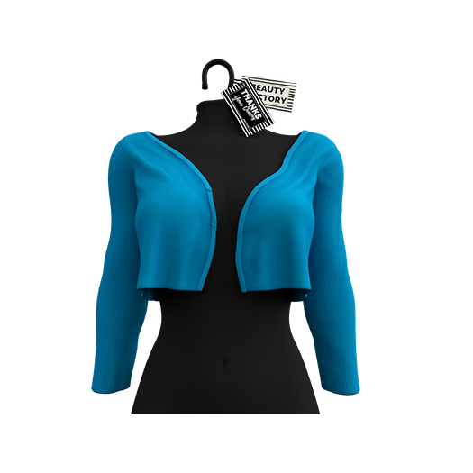 Cardigan Top By: .BF. Francy Top Blue