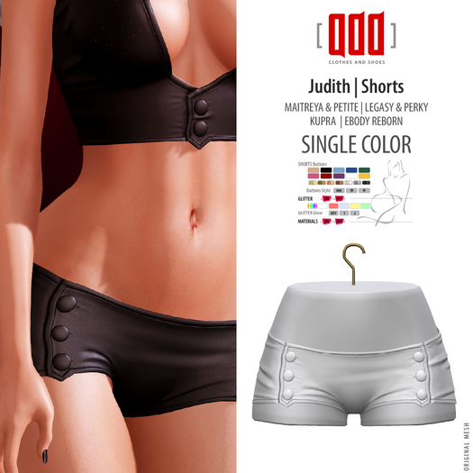 [ADD] Judith Shorts - White