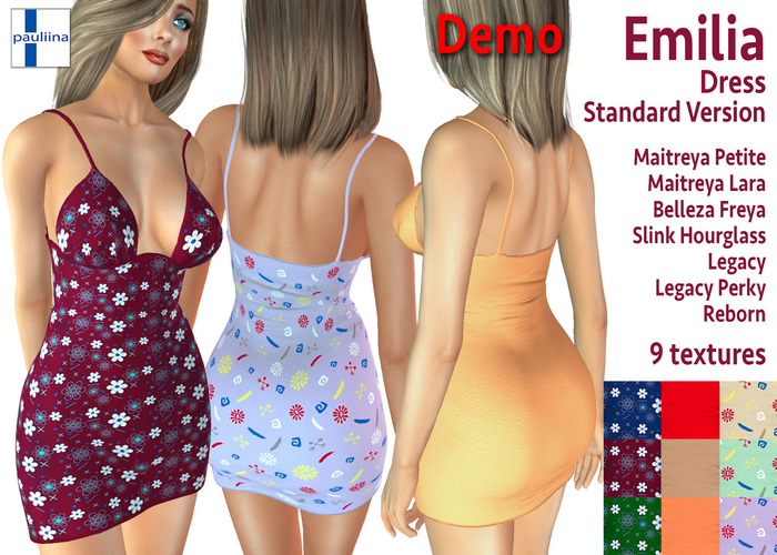 Emilia dress - standard version by PAULIINA - Demo