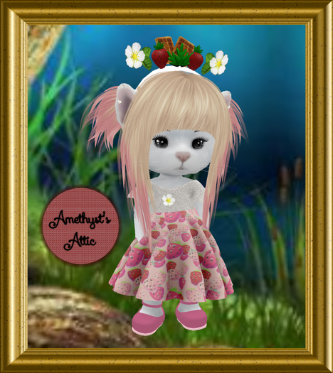 AA-Strawberry Dress Set-Dinkies