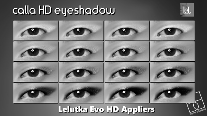 *Booty's Beauty* DEMO [Lelutka Evolution] Calla HD Eyeshadow