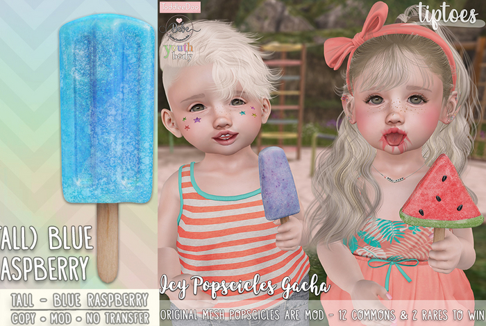 . tiptoes - Icy Popscicle [ Tall ] - Blue Raspberry