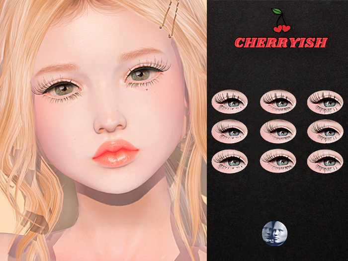 ::CHERRYISH:: Mari Eyelashes [GENUS]