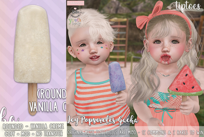. tiptoes - Icy Popscicle [ Rounded ] - Vanilla Creme