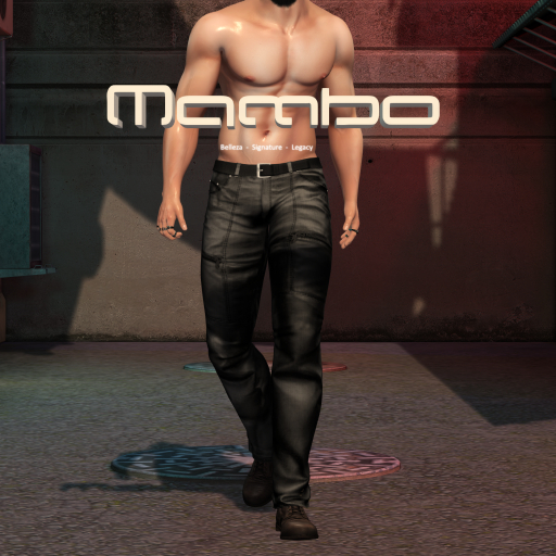 Mambo - Zipped Pants Black 