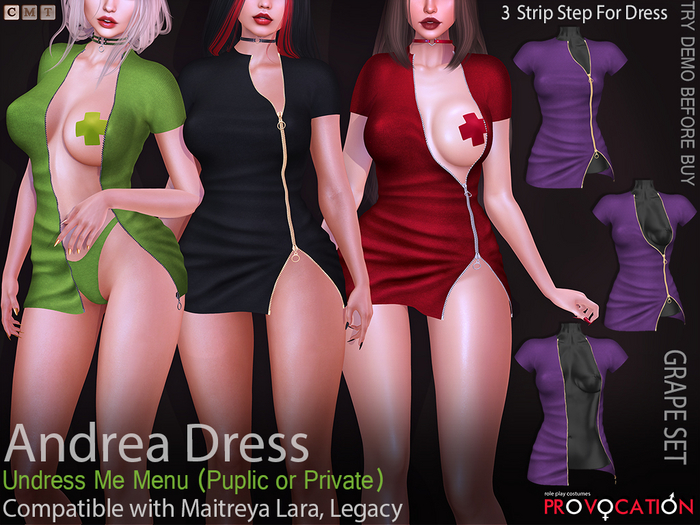 [Provocation] Andrea Dress-Grape