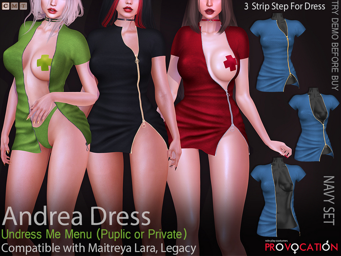 [Provocation] Andrea Dress-Navy