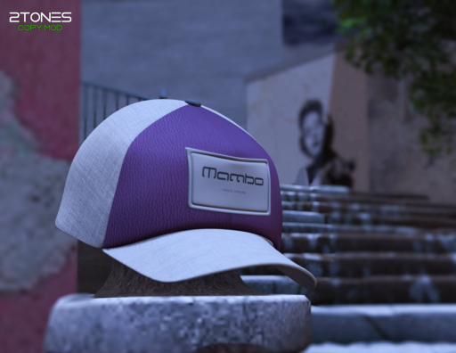 Mambo - 2Tones Cap - White Pink 