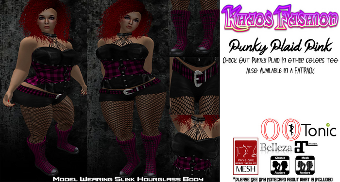 :.KF.: Punky Plaid Pink