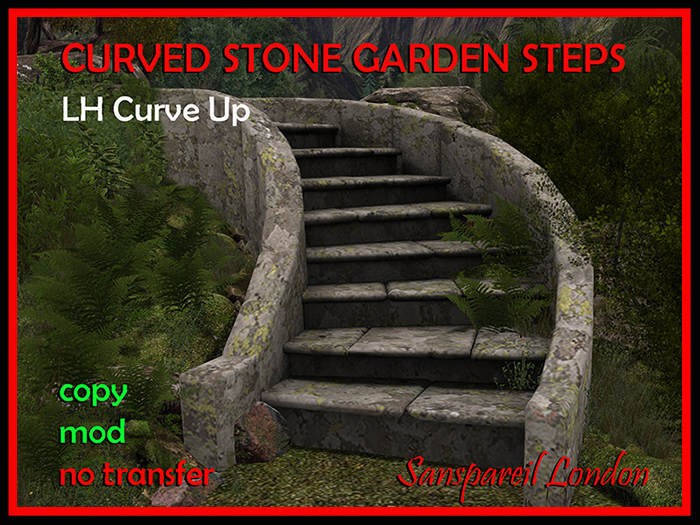 MP_ Curved Stone Garden Steps LH