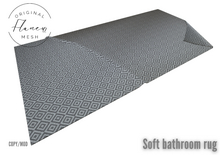 [Flaneur] - Soft bathroom rug light gray