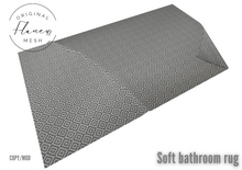[Flaneur] - Soft bathroom rug White & Grey