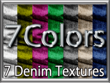 Zoy Texture [ Denim Wrinkles 02 ] 7 Colors