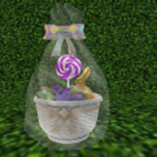 Easter , Wrapped Goodie Basket, 2