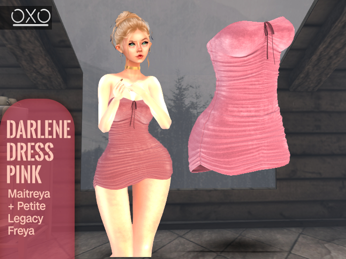 OXO DARLEENE DRESS PINK 