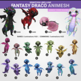 SEmotion Libellune Fantasy Draco Animesh #1 RARE