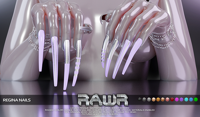 RAWR! Regina Nails (add me)