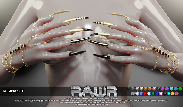 RAWR! Regina Set (add me)