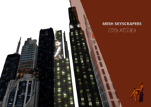 Mesh Skyscraper Set - Copy & Modify (8 Structures, Hollow, Non-Habitable, Various Impact)