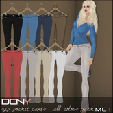 DCNY Zip Pocket Pants All Colors, 8 Pairs of Pants