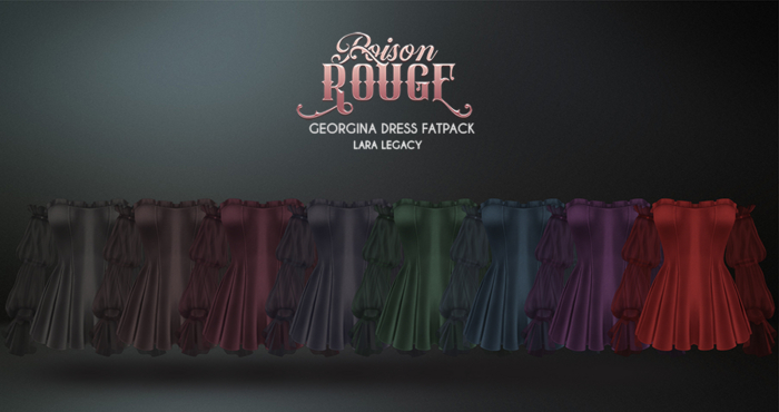POISON ROUGE Georgina Dress - FATPACK