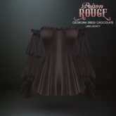POISON ROUGE Georgina Dress - Chocolate
