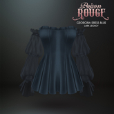 POISON ROUGE Georgina Dress - Blue