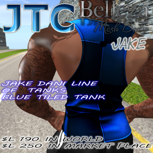JTC Dani Belleza Tank Top Checkered Deep Blue