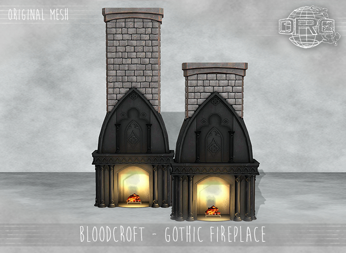 -DRD- Bloodcroft - Gothic Fireplace