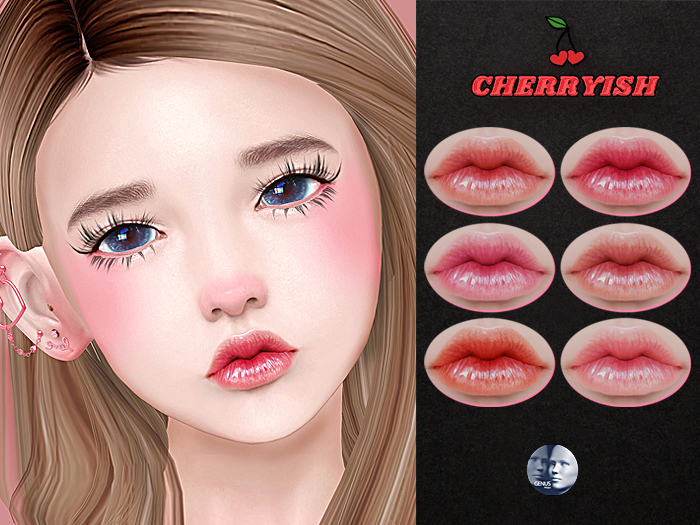 ::CHERRYISH:: Genus Applier - Risa Lips [Set-B]