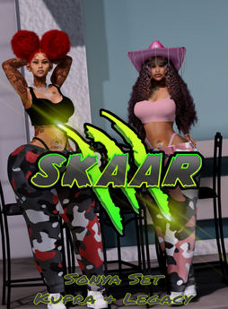 Second Life Marketplace - Sk// Sonya Pants Red (Add To Unpack)