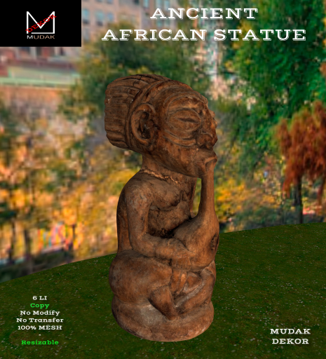 MUDAK DEKOR - AFRICAN STATUE