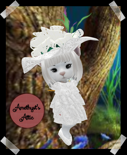 AA-White Lace Dress Set-Dinkies