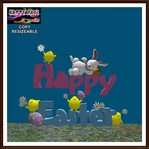 Easter - Happy Easter Festive Sign