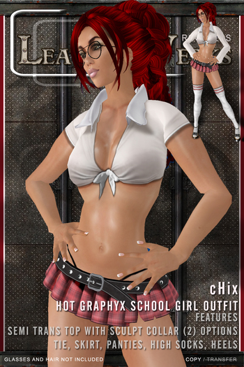 cHix Hot Graphyx School Girl Set