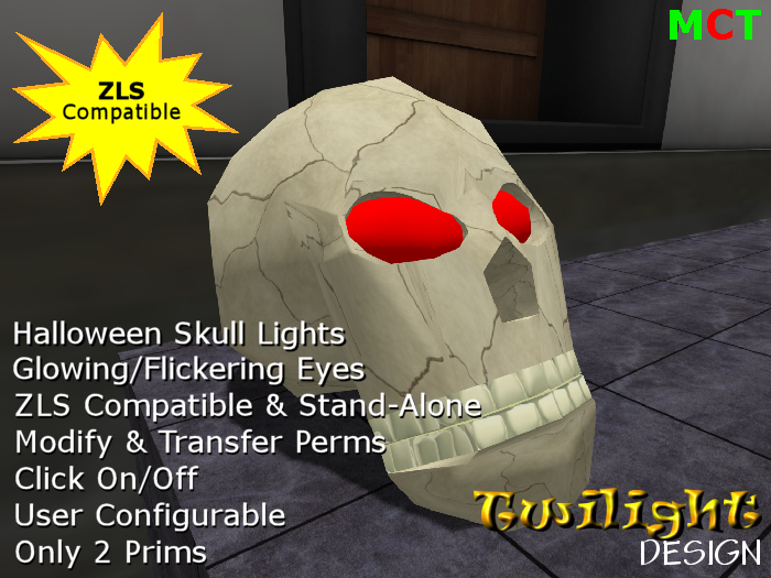 TDL031 - ZLS Lighting Pack: Halloween Skull Lights