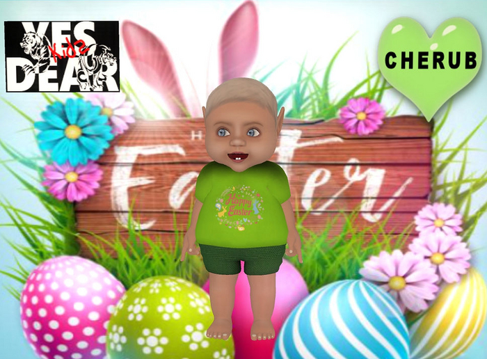 YES DEAR KID'S Easter Shorts Set 1