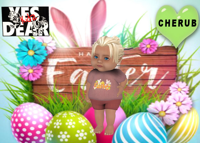 YES DEAR KID'S Easter Shorts Set 3