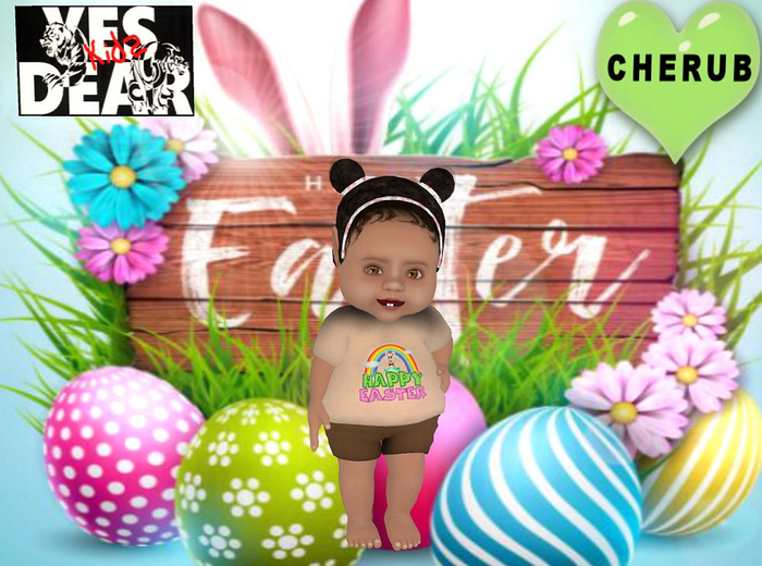 YES DEAR KID'S Easter Shorts Set 4