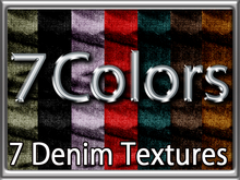 Zoy Texture [ Denim Wrinkles 03 ] 7 Colors