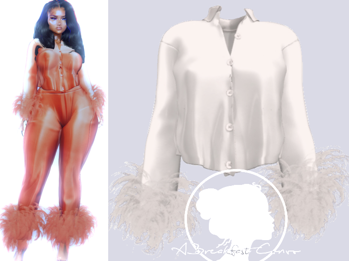 {ABC} Premium Satin Pajama Top Angel